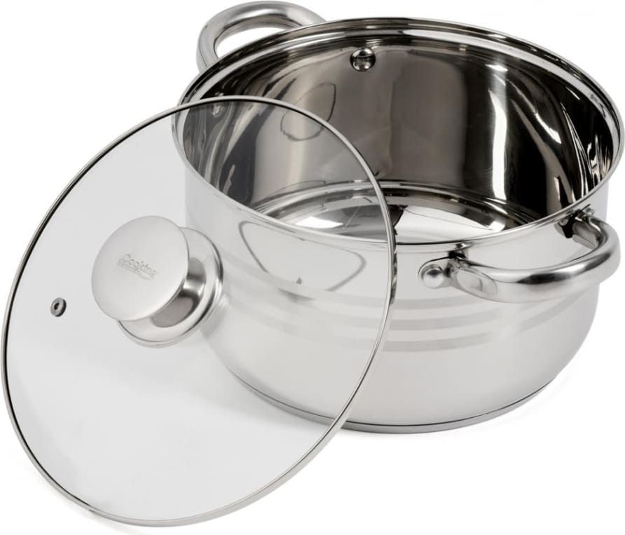 Puodas nerūdijančio plieno su teflono danga 4.5L 22x12.5cm HR-HJ-045 HEINNER Puodas nerūdijančio plieno su teflono danga 4.5L 22x12.5cm HR-HJ-045 HEINNER