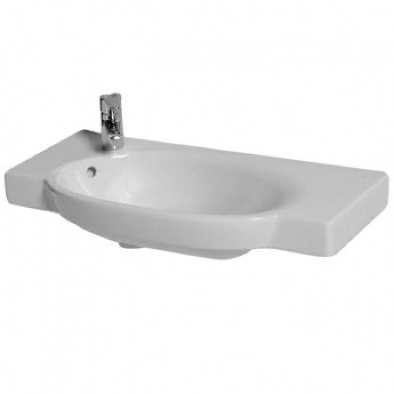 Praustuvas Jika TIGO 60 cm su skyle kairėje 8102130001051 Praustuvas Jika TIGO 60 cm su skyle kairėje 8102130001051