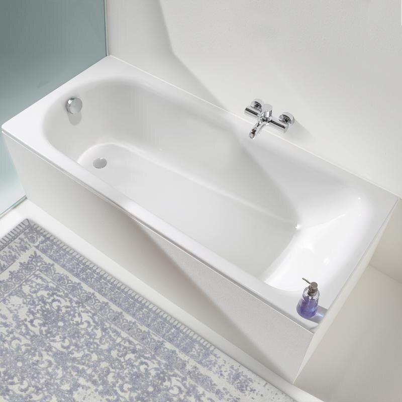 Plieninė vonia Kaldewei Saniform Plus 170x75 cm su EasyClean danga, balta, 112600013001
