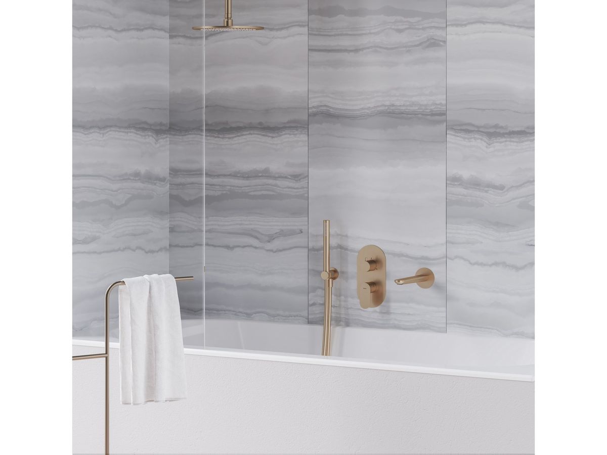 Ravak Eleganta Potinkinis maišytuvas be korpuso, 3 funkcijų, Rose Gold Brushed X070371