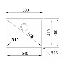 Plieninė plautuvė Franke BOX BXX 210/110-54