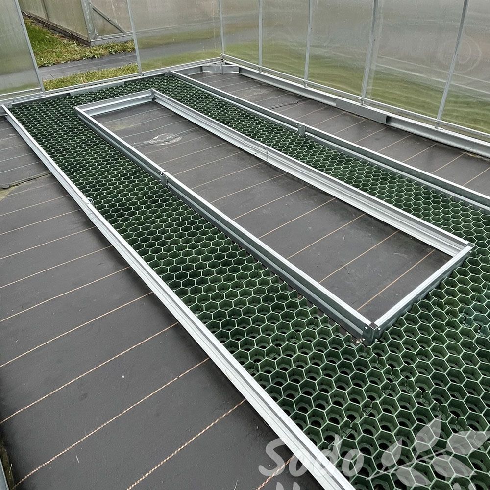 Šiltnamio takelio atskyrimas – trys lysvės 8m.