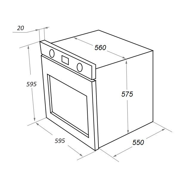 Orkaitė Schlosser OE615BL