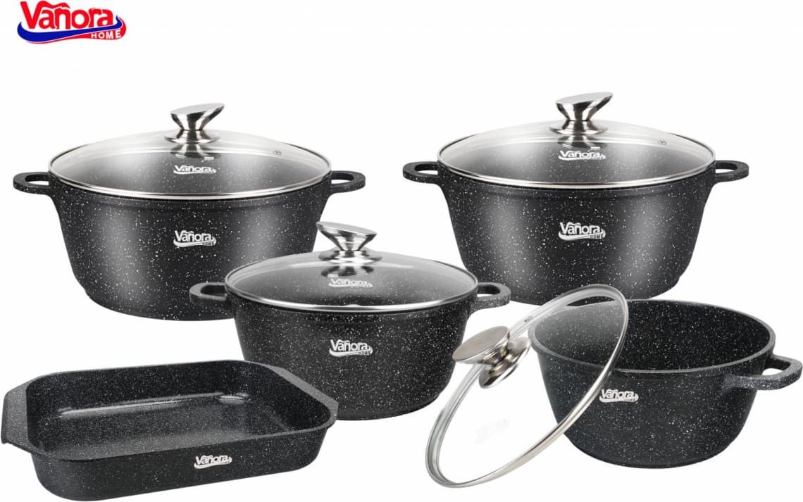 Puodas aliuminio su keramikos danga 11.6L 32x14.5cm VN-ME-32CL VANORA Puodas aliuminio su keramikos danga 11.6L 32x14.5cm VN-ME-32CL VANORA