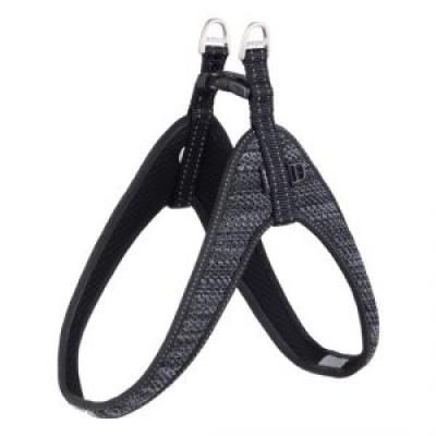 ROGZ juodos minkštos atspindinčios petnešos 41cm S SJQ41, SJQ41A