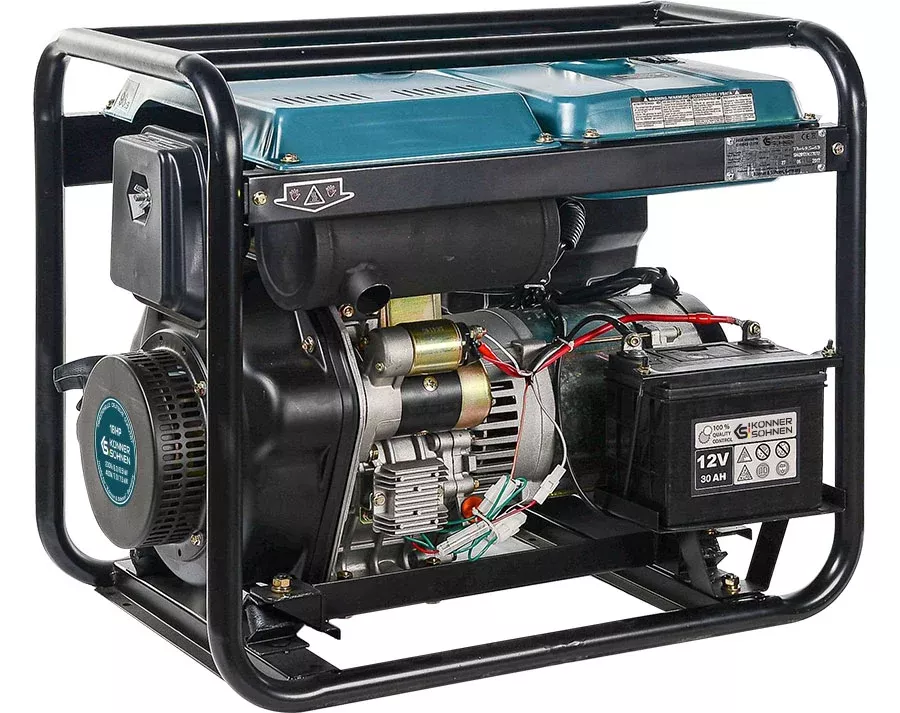 Dyzelinis generatorius 7500W, KS 9100HDE-1/3 ATSR (EURO V), KÖNNER & SÖHNEN Dyzelinis generatorius 7500W, KS 9100HDE-1/3 ATSR (EURO V), KÖNNER & SÖHNEN