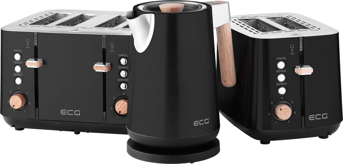 Elektrinis virdulys ECG RK 1768 Strix Timber Black Elektrinis virdulys ECG RK 1768 Strix Timber Black