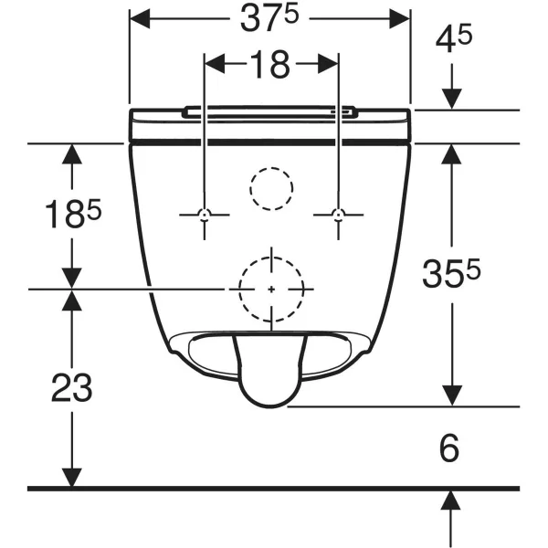 Pakabinamas klozetas Geberit Aquaclean SELA baltas 146221111