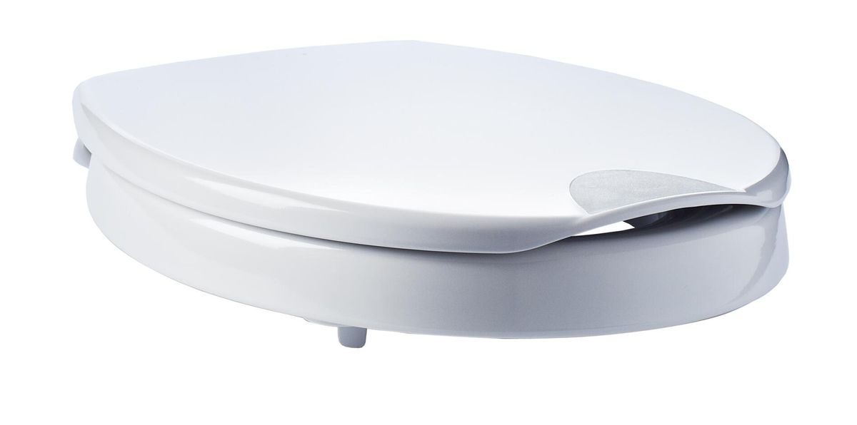 Klozeto dangtis-paaukštinimas RIDDER Top, 45 x 37 x 8,2 cm, apie 5 cm, baltas, lėtai nusileidžiantis, duroplastas, A0070700 Klozeto dangtis-paaukštinimas RIDDER Top, 45 x 37 x 8,2 cm, apie 5 cm, baltas, lėtai nusileidžiantis, duroplastas, A0070700