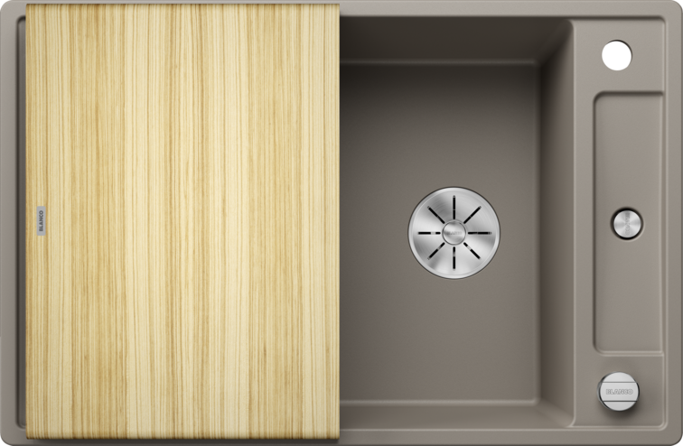 Silgranitinė plautuvė BLANCO AXIA III 45 S SILG PDUR Tartufo Z.ES InFino M.AF