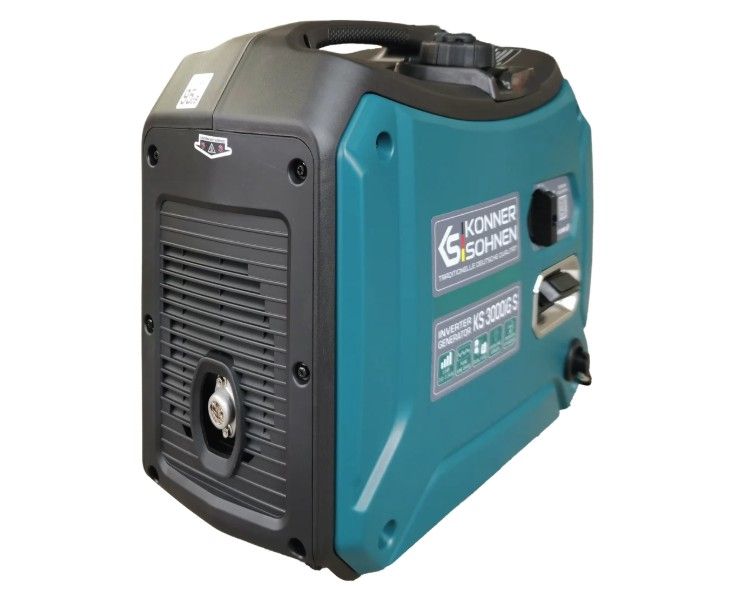 Inverterinis generatorius KÖNNER amp SÖHNEN KS 3000iG S, LPG/benzinas, 3300 W