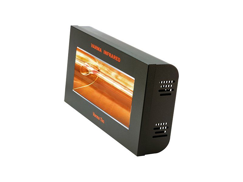 Halogeniniai infraraudonųjų spindulių šildytuvai VARMA V400,V400/20X5FM, 2000 W, geležies pilka