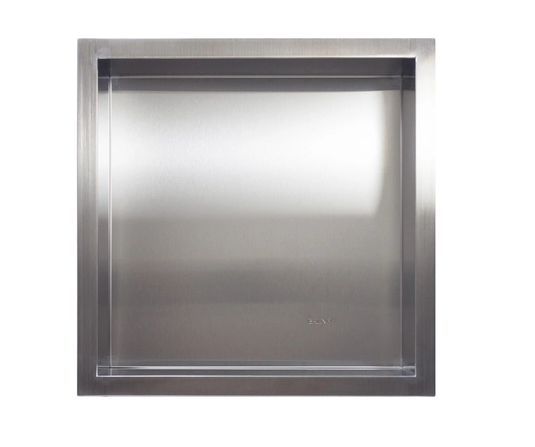 Įleidžiama sieninė lentyna Balneo Wall Box ONE su rėmeliu, nerūdijančiojo plieno sp., 30x30x7 cm OB-IN1 Įleidžiama sieninė lentyna Balneo Wall Box ONE su rėmeliu, nerūdijančiojo plieno sp., 30x30x7 cm OB-IN1