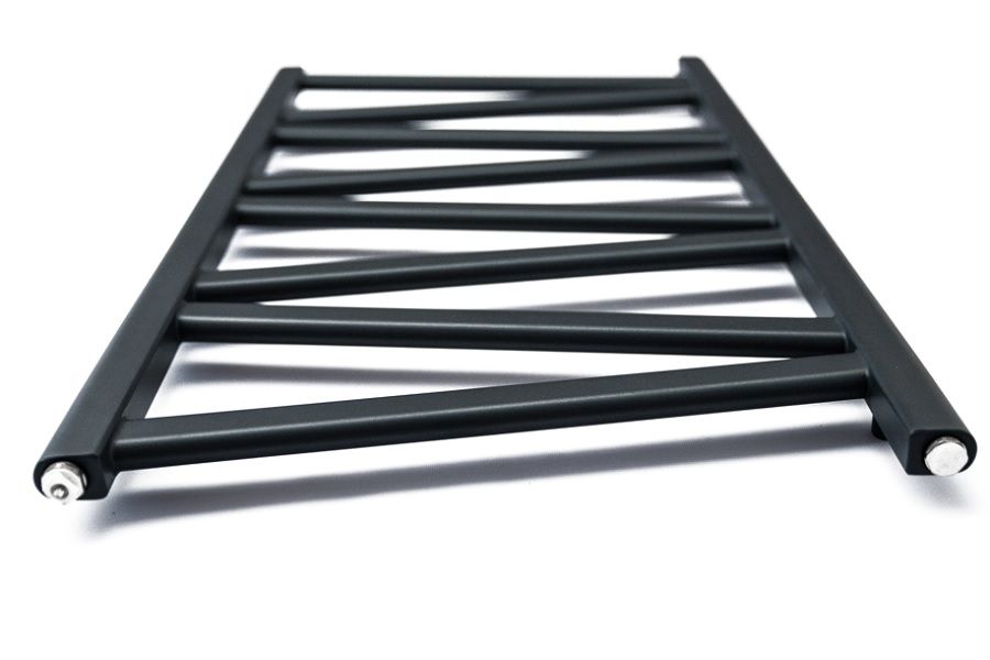 Rankšluosčių džiovintuvas Regnis Mix Kalipso 54x120 cm, juoda matinė (struktūrinė)