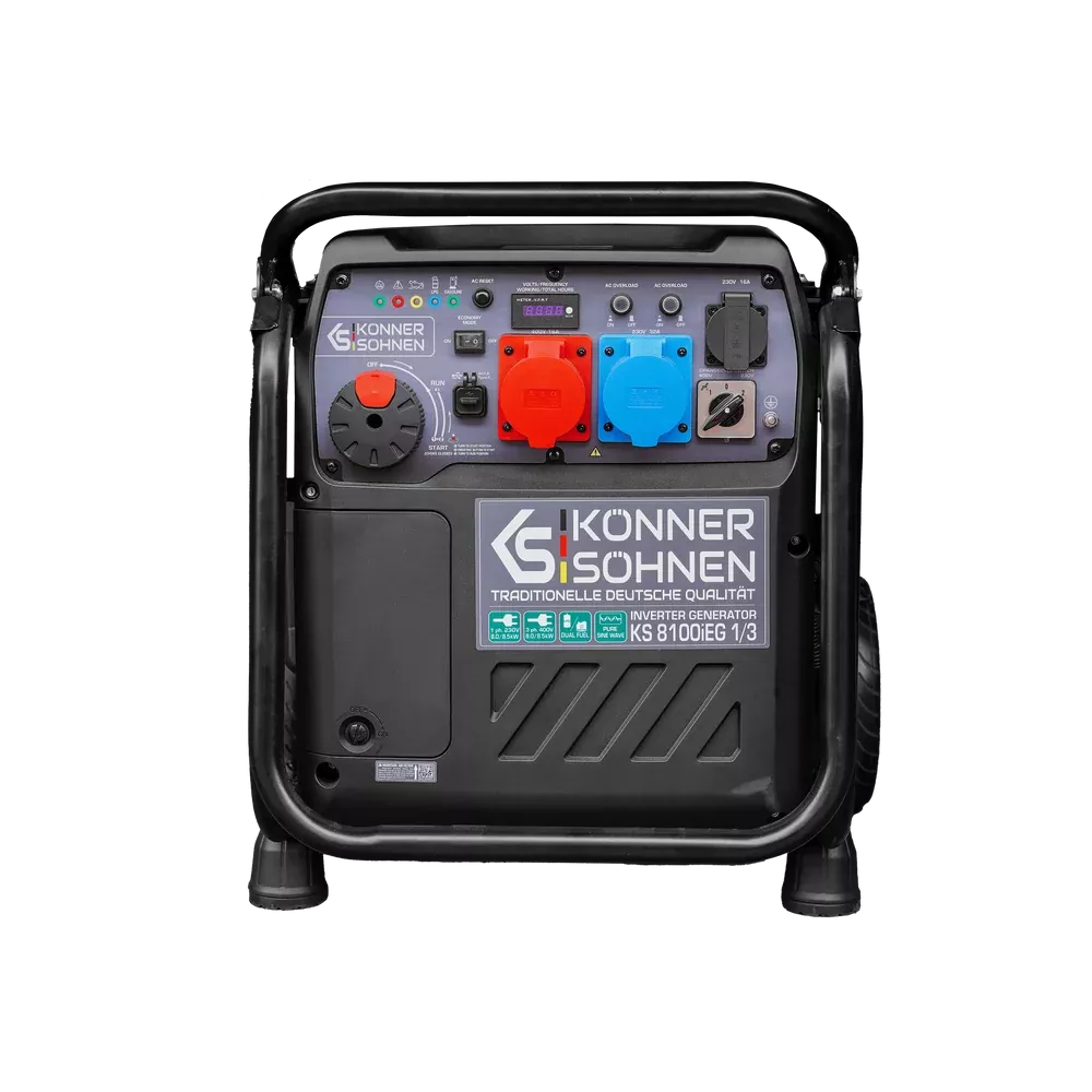 Inverterinis generatorius LPG/benzinas 8500W KS 8100iEG 1/3 KONNER & SOHNEN Inverterinis generatorius LPG/benzinas 8500W KS 8100iEG 1/3 KONNER & SOHNEN