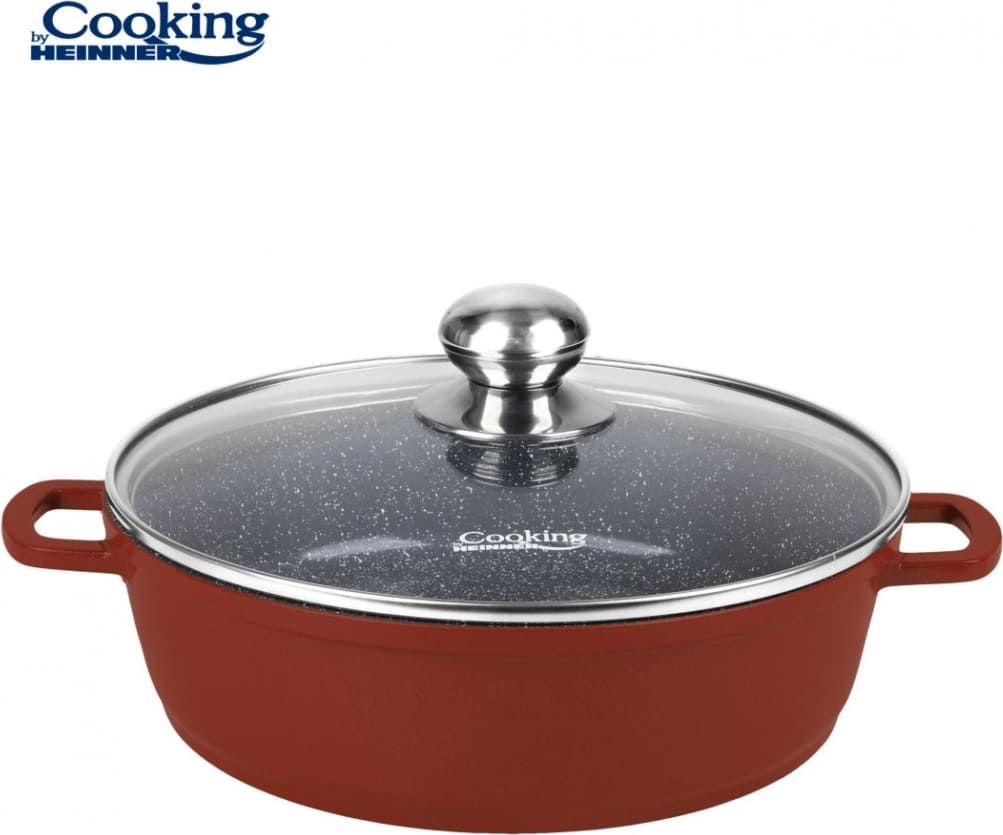 Puodas aliuminio su keramikos danga 4.1L 28x7.5cm HR-JLG-J28JCR HEINNER Puodas aliuminio su keramikos danga 4.1L 28x7.5cm HR-JLG-J28JCR HEINNER