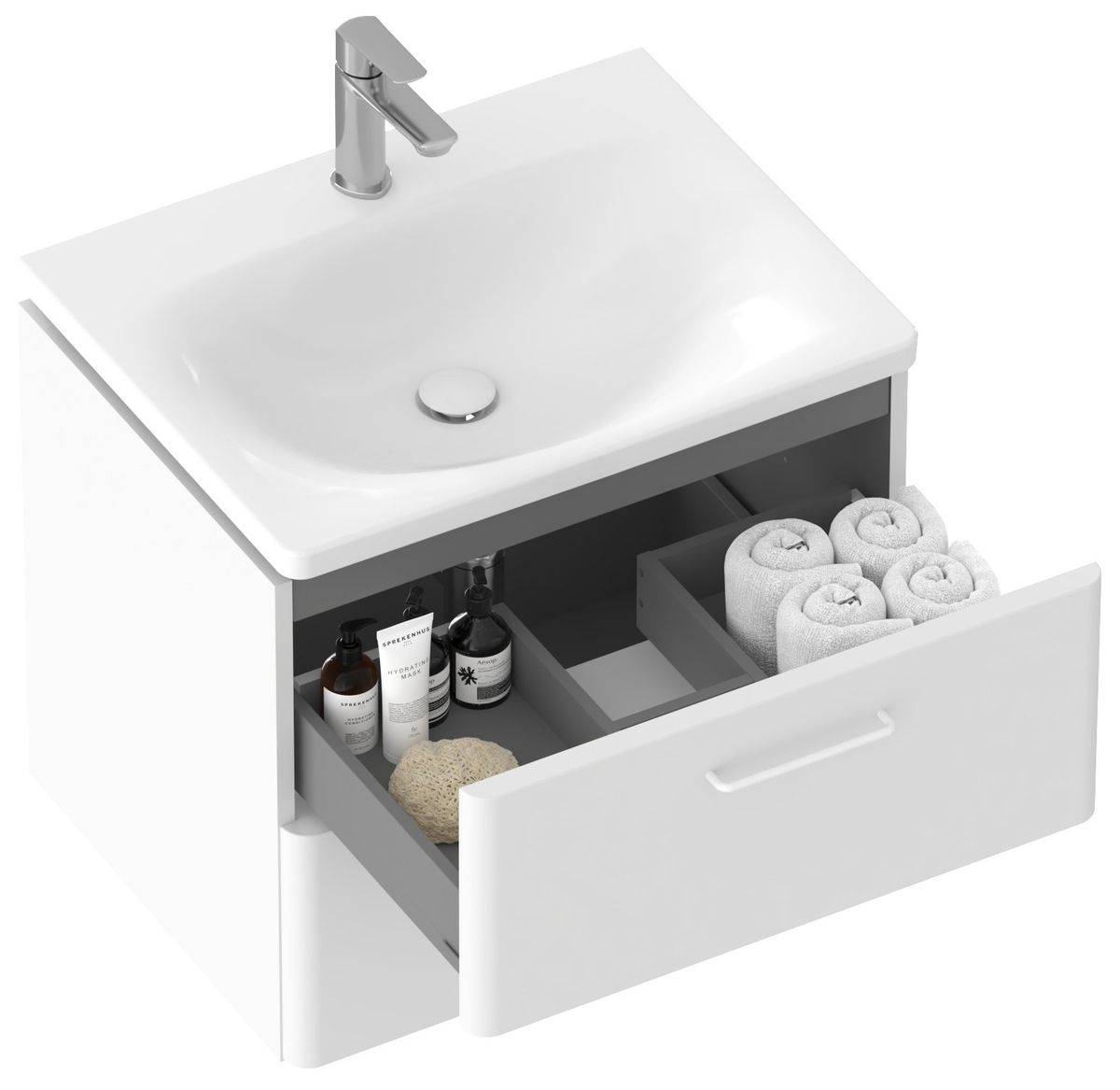 Ravak SD Balance II 60 spintelė po praustuvu balta X000001814