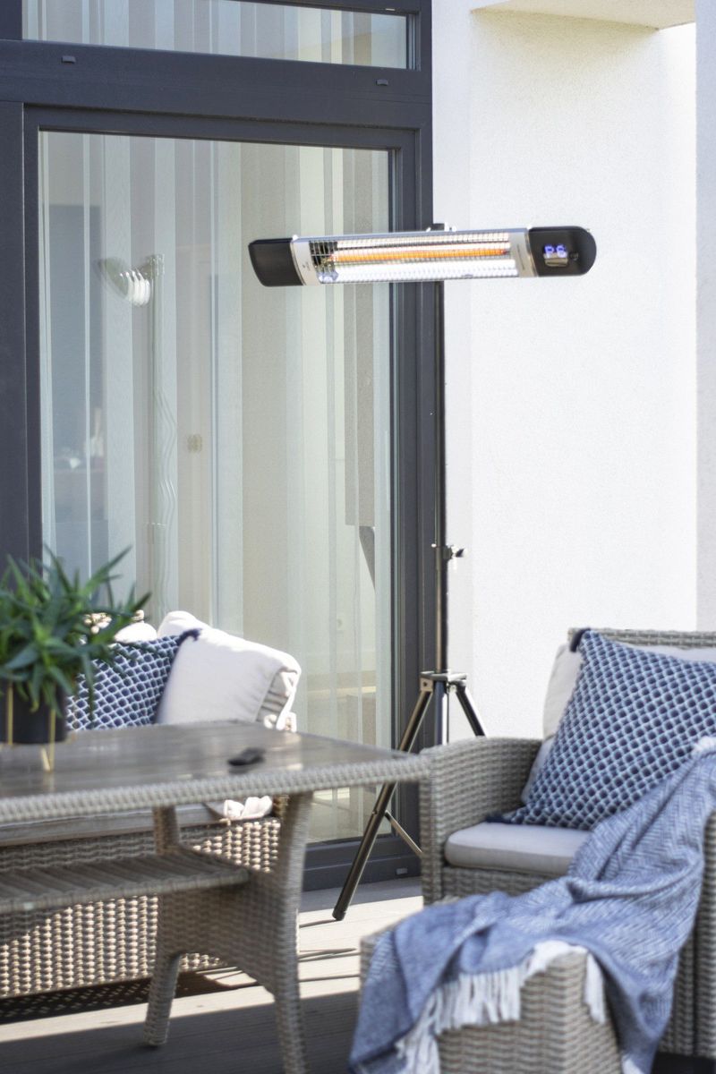 Infraraudonųjų spindulių šildytuvas šildytuvas “Tora - WiFi” 2500W, juodas