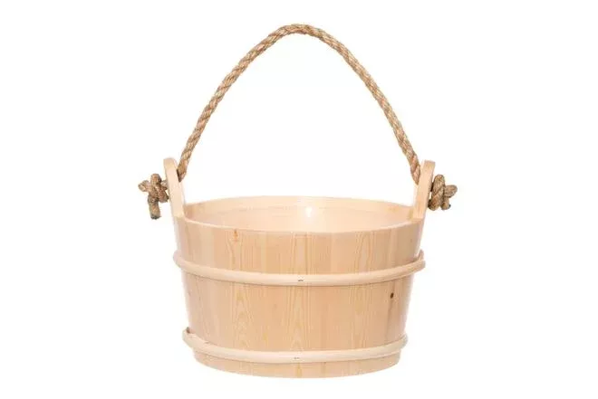 Saunos kibiras 4Living, mediena, 4 l, 25.5 x 28 cm,