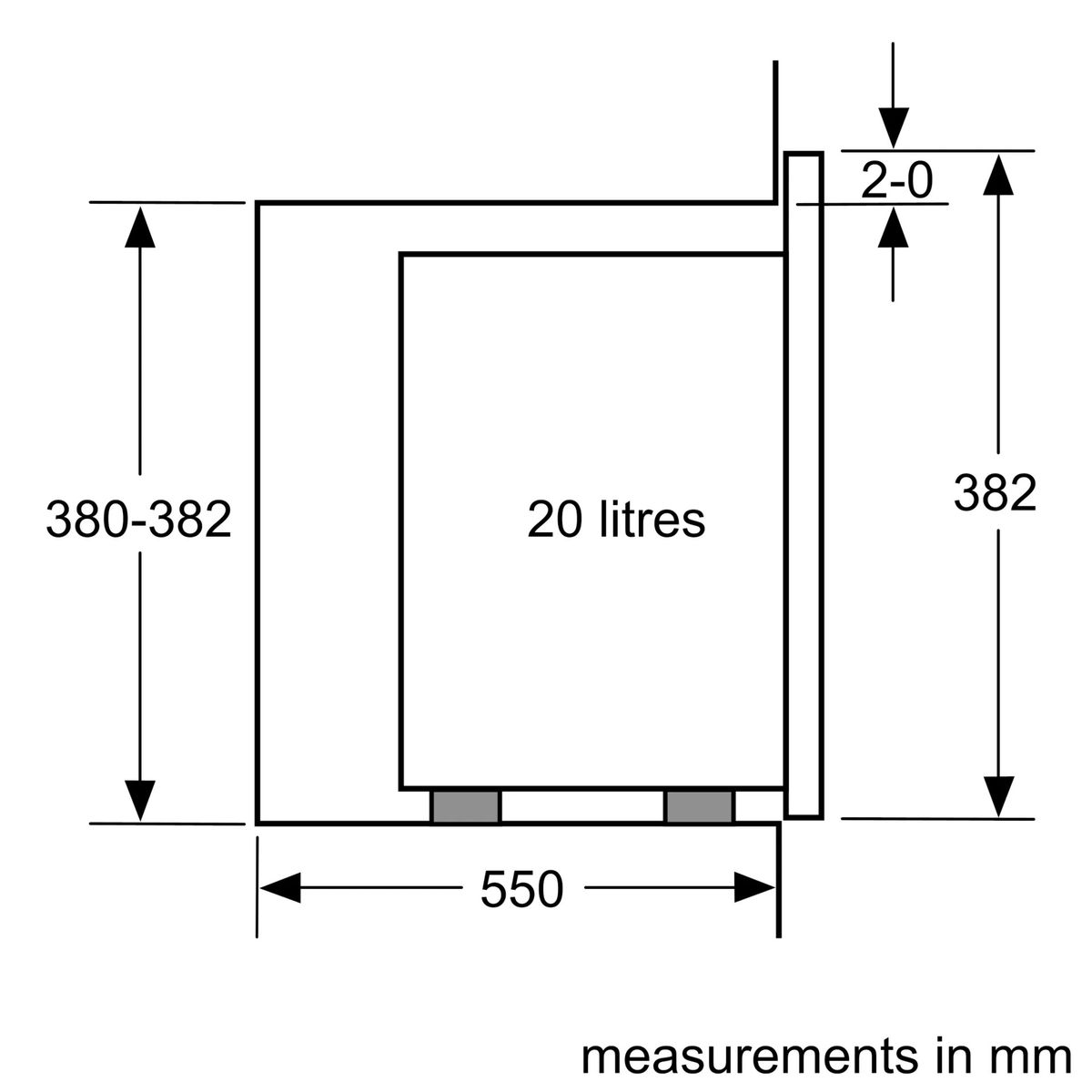BOSCH BEL523MS0 įmont. mikrobangų krosn BOSCH BEL523MS0 įmont. mikrobangų krosn