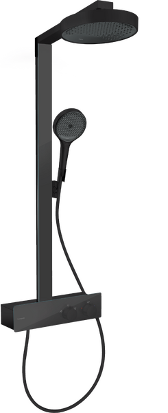 Dušo sistema Hansgrohe Rainfinity 250 1jet EcoSmart, juoda matinė, 28742670