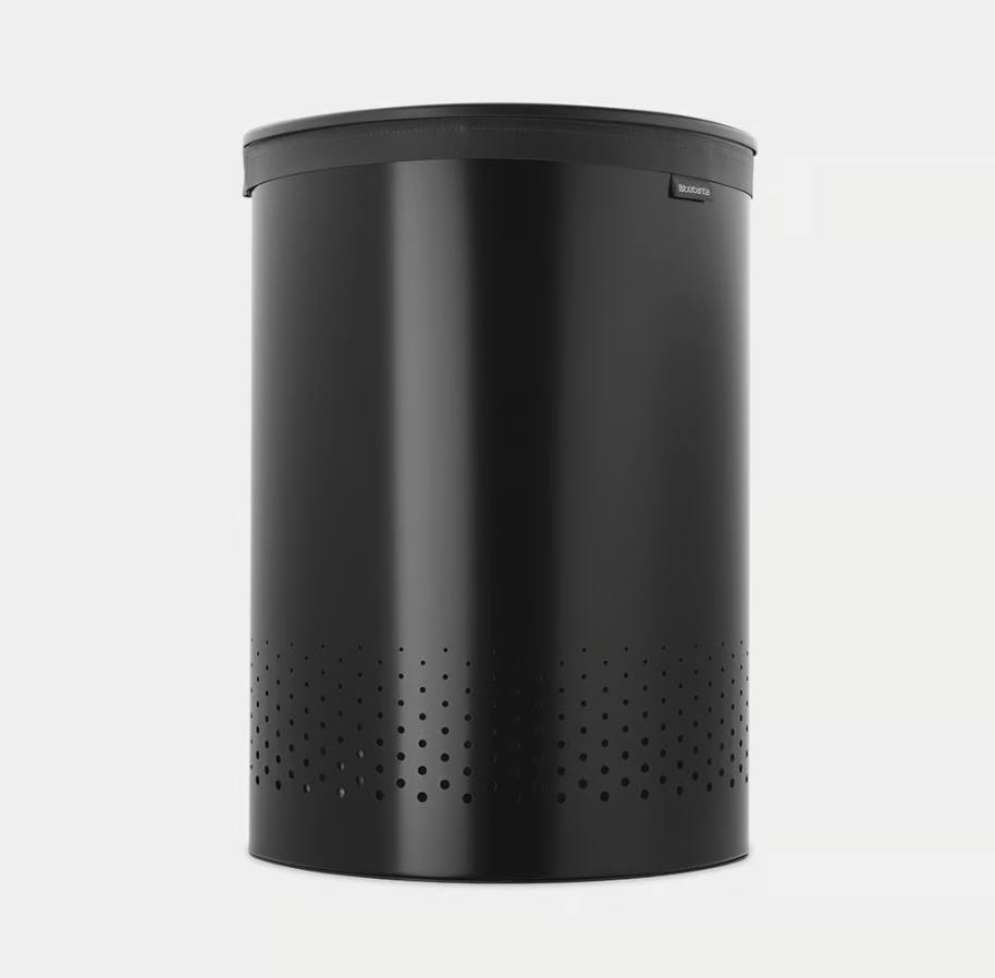 Skalbinių dėžė Brabantia Selector 55L, Matt Black, 242366