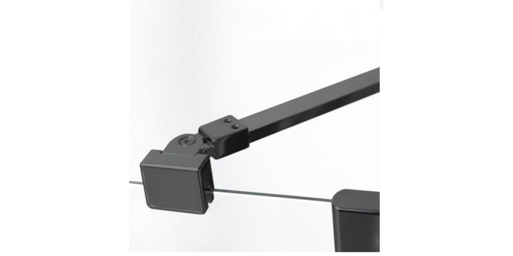 Dušo sienelė Roth Cariba Line CI BAF 100 cm, juodi prof, skaidrus stiklas Dušo sienelė Roth Cariba Line CI BAF 100 cm, juodi prof, skaidrus stiklas