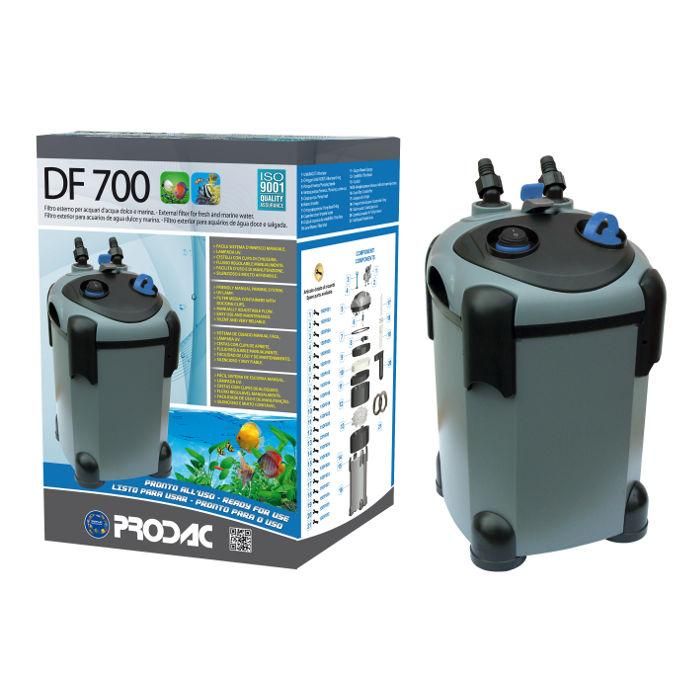 PRODAC Išorinis filtras DF-700, 100-200l akvariumui. Su UV 7w, DF700
