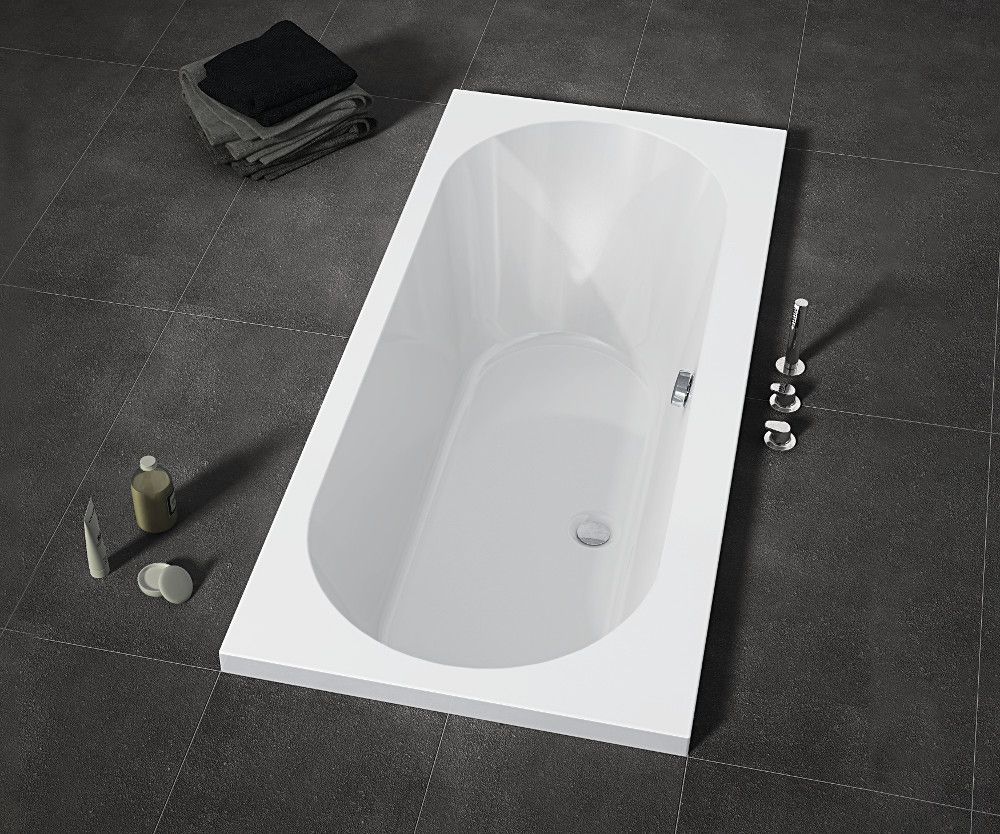 Akrilinė vonia Riho Carolina 180x80 cm, balta, B056001005