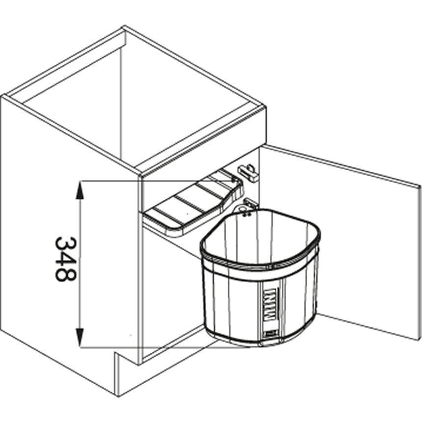 Šiukšliadėžė Franke Sorter Mini