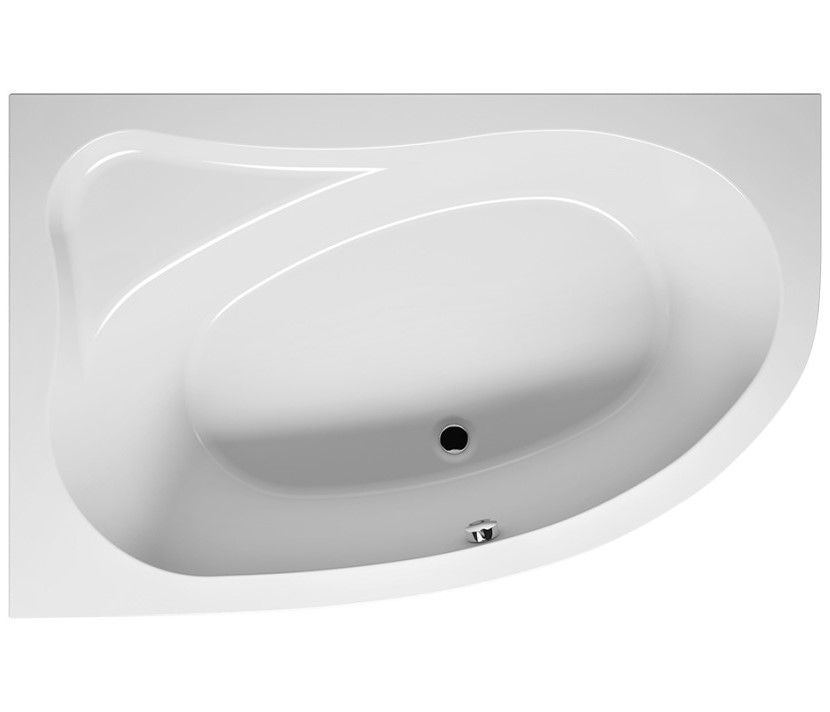 Akrilinė vonia Riho Aryl 140x90 cm, balta, dešinė, B019001005