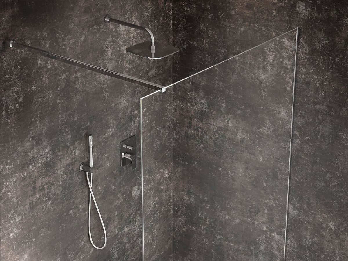 Potinkinės dušo sistemos komplektas chromo spalva X07S070 Potinkinės dušo sistemos komplektas chromo spalva X07S070