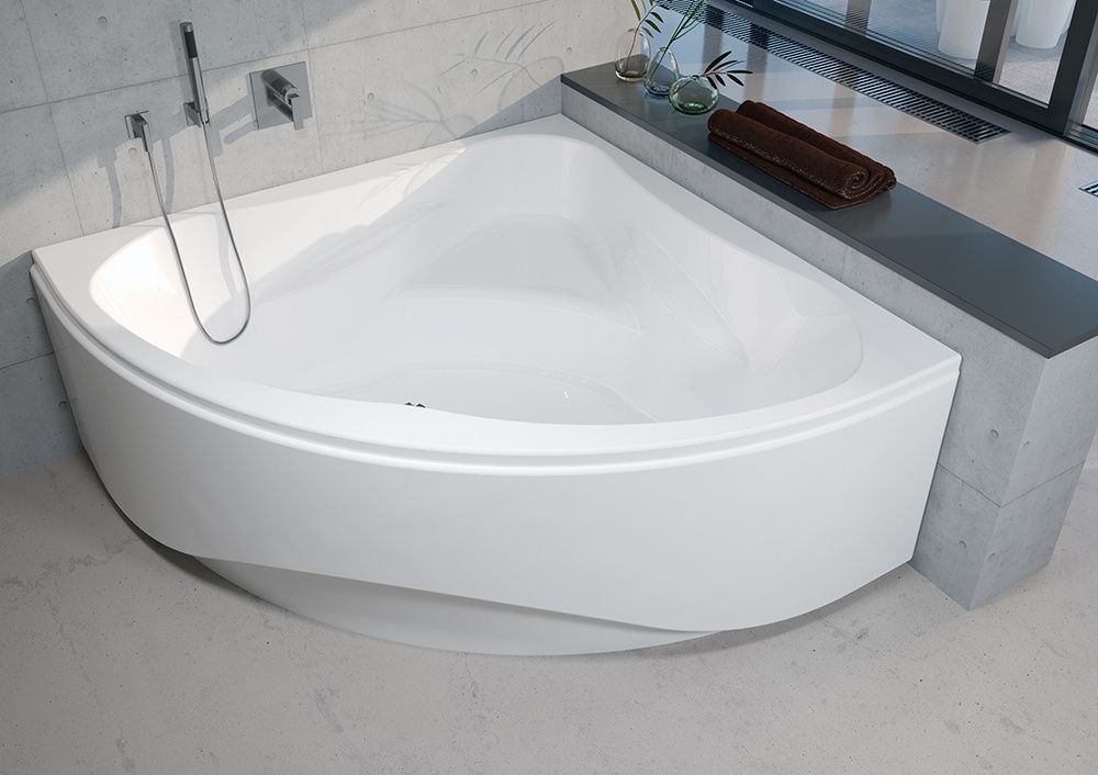 Priekinė apdailos plokštė voniai Riho Neo, 140 cm, balta, 209262