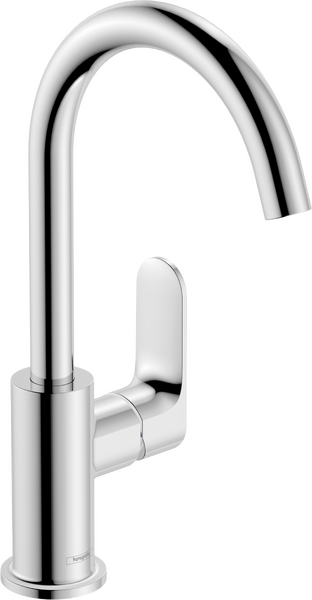 Aukštas praustuvo maišytuvas HANSGROHE Rebris S 210 su pasukamu snapu ir dugno vožtuvu, chromuotas, 72536000 Aukštas praustuvo maišytuvas HANSGROHE Rebris S 210 su pasukamu snapu ir dugno vožtuvu, chromuotas, 72536000