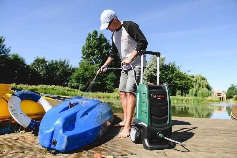 Akumuliatorinė plovykla Bosch Fontus 18V solo, 06008B6102, be akumuliatoriaus ir įkroviklio Akumuliatorinė plovykla Bosch Fontus 18V solo, 06008B6102, be akumuliatoriaus ir įkroviklio