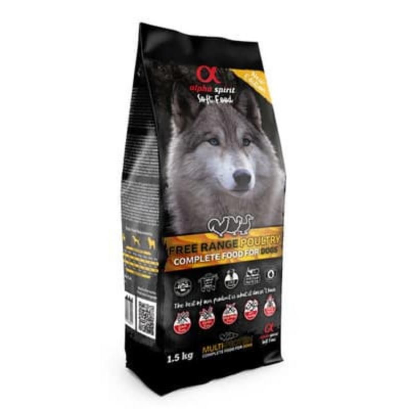 ALPHA SPIRIT POULTRY pašaras šunims su paukštiena 12kg, A4206512