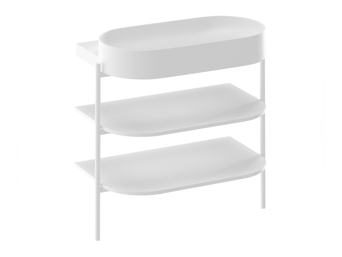 Spintelė po praustuvu Ravak CS Yard 80, matinė balta, D80000E006