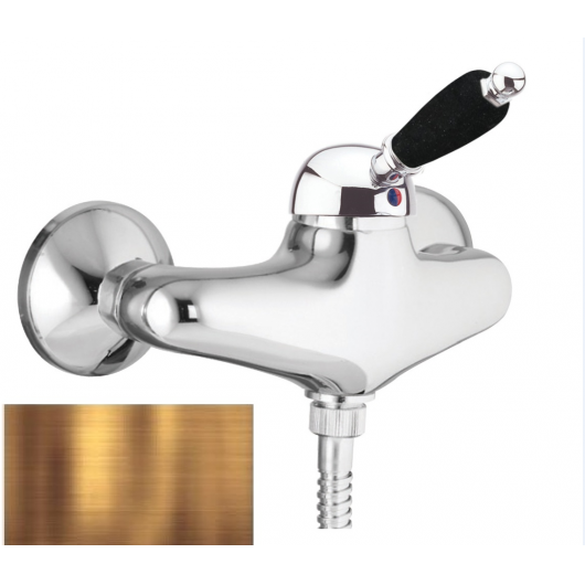 Maišytuvas dušui be dušo k-to Fiore Imperial Black, sendinta bronza