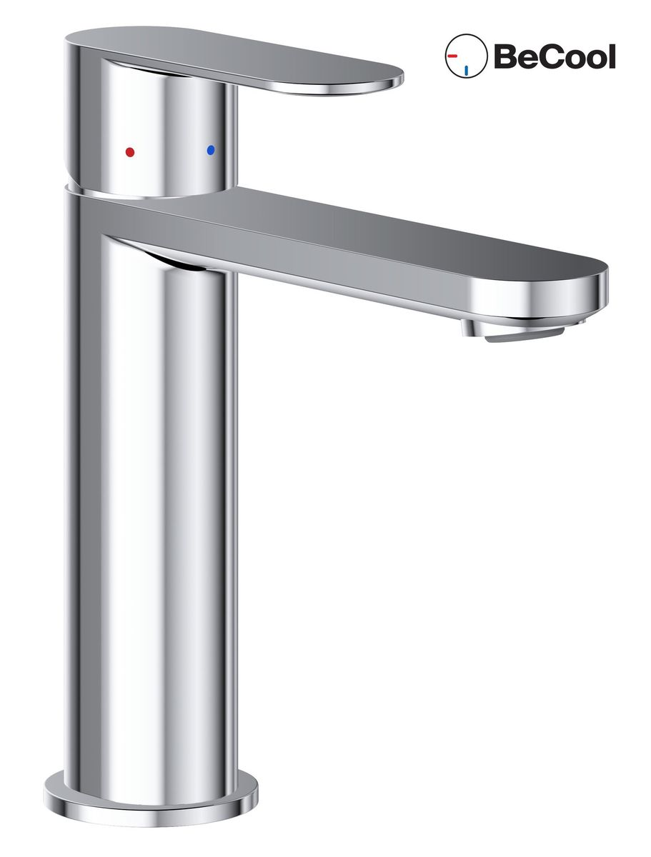 Praustuvo maišytuvas Ravak Chrome II BeCool 175 mm, be dugno vožtuvo, chromas X070448