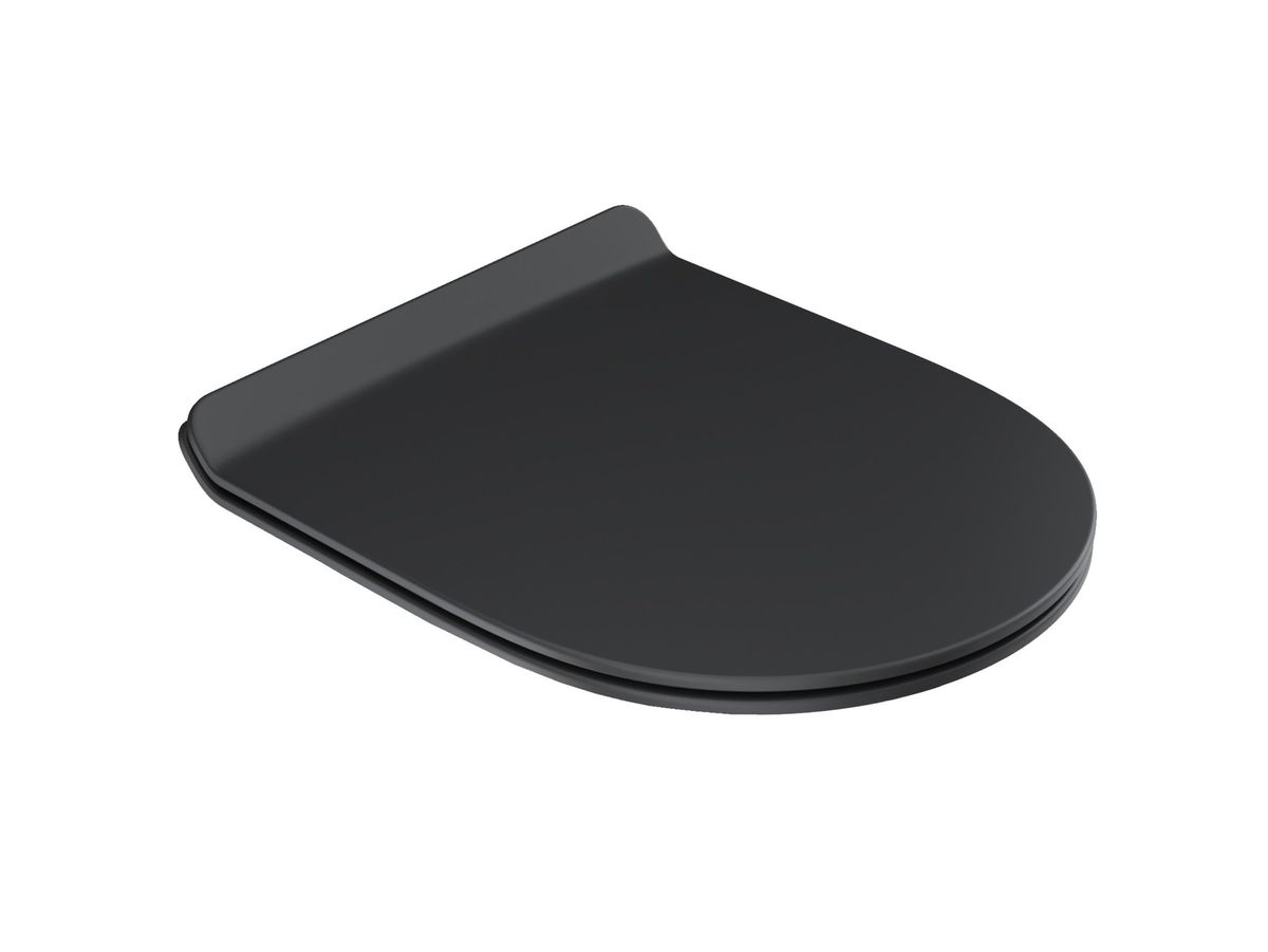 WC unitazo dangtis Ravak Vita, juodas, X01862