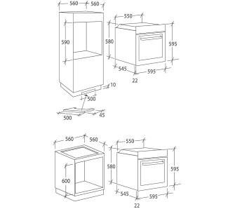 Orkaitė Hoover HOT7174WI WF/E