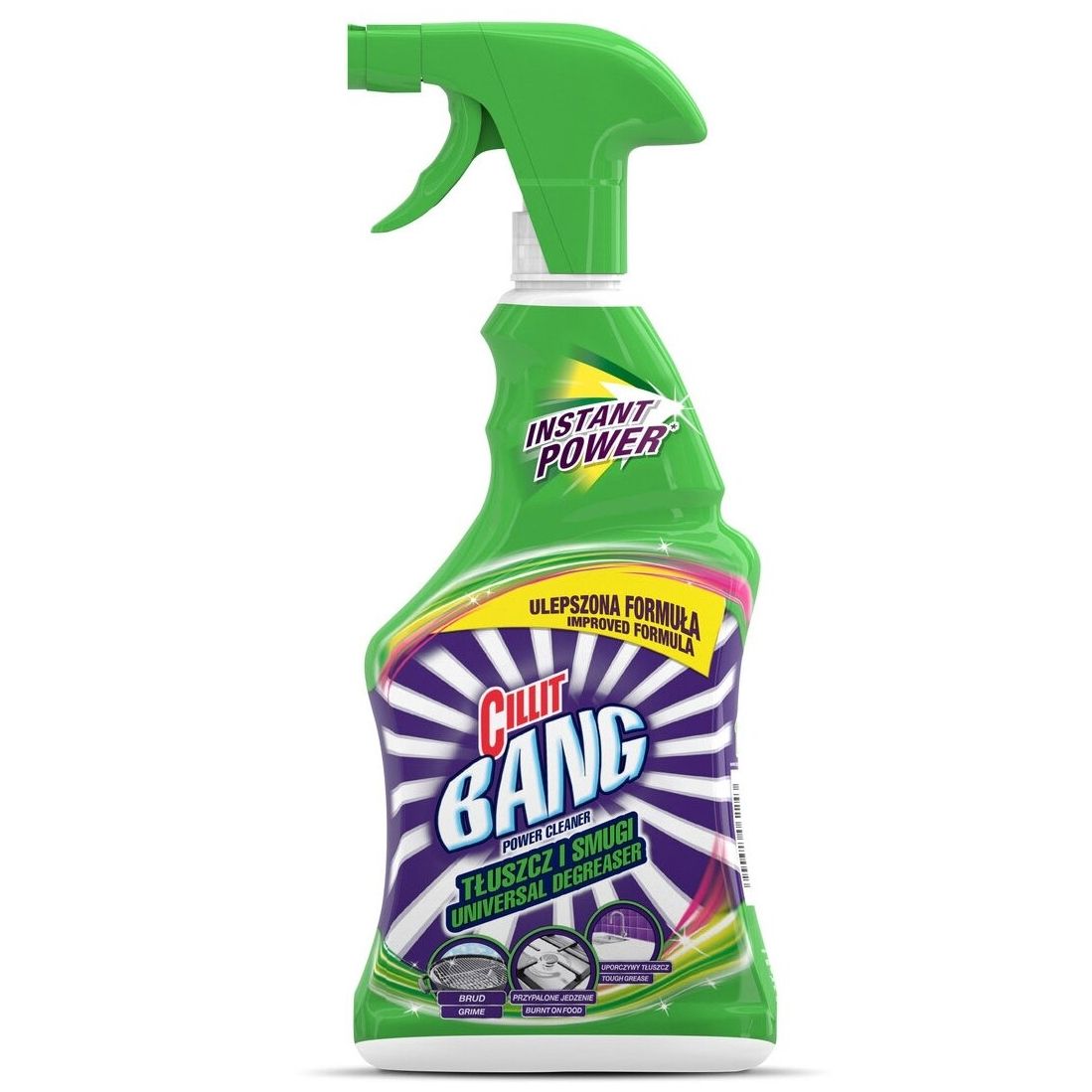 Riebalų ir nešvarumų valiklis Cillir Bang Grease&amp;Smudges 750 ml