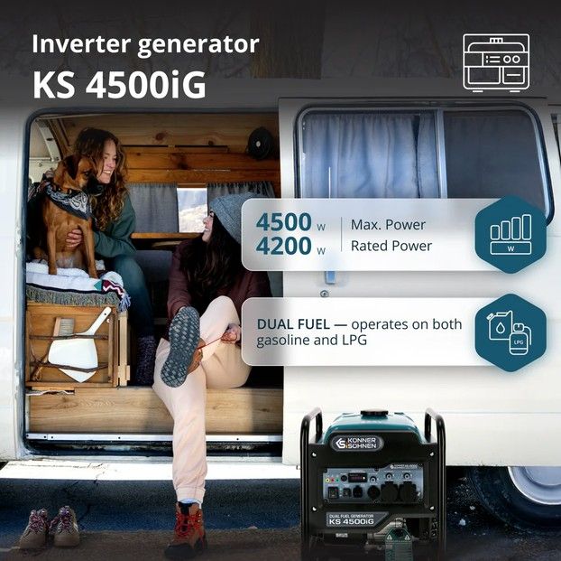 Inverterinis generatorius KS 4500iG KONNER amp SOHNEN Inverterinis generatorius KS 4500iG KONNER amp SOHNEN