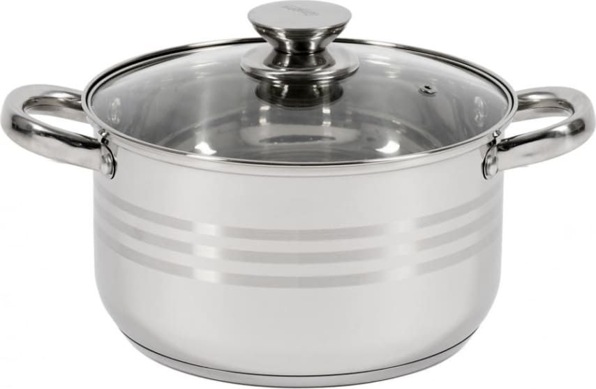 Puodas nerūdijančio plieno su teflono danga 4.5L 22x12.5cm HR-HJ-045 HEINNER Puodas nerūdijančio plieno su teflono danga 4.5L 22x12.5cm HR-HJ-045 HEINNER