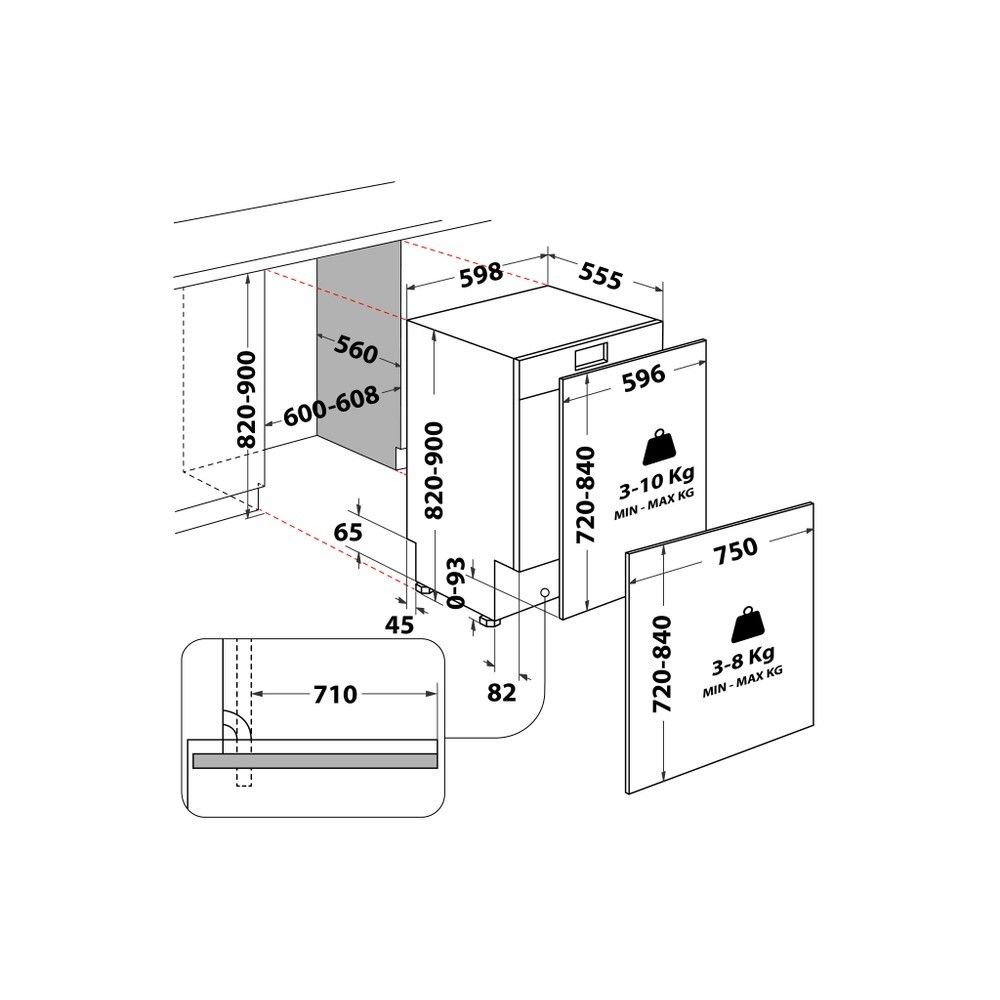 Indaplovė Whirlpool WH7IA15AM3TUS0