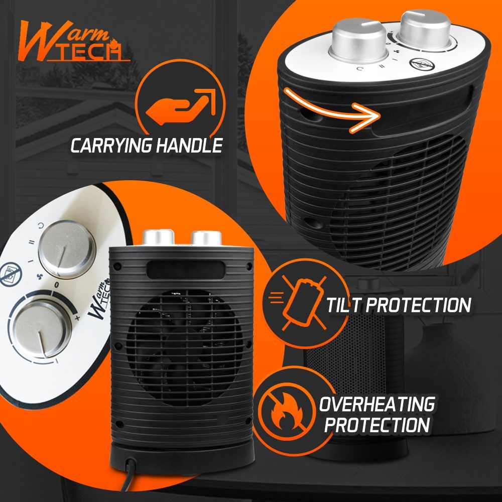 Elektrinis šildytuvas Warm Tech, 1500 W Elektrinis šildytuvas Warm Tech, 1500 W