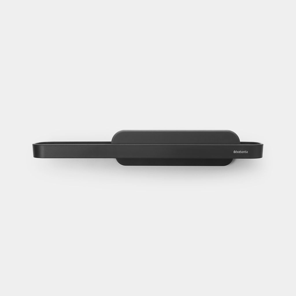 Dušo lentynėlė su valytuvu Brabantia MindSet, Dark Grey, 303609