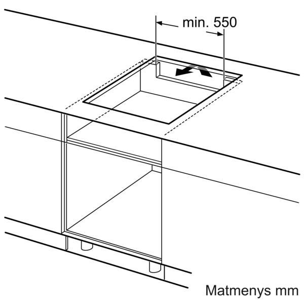 Įmontuojama indukcinė kaitlentė Bosch PIE611BB5E, 60cm Įmontuojama indukcinė kaitlentė Bosch PIE611BB5E, 60cm