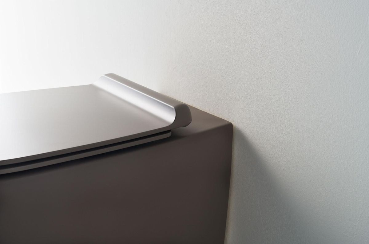 WC puodas pakabinamas VIGNONI Rimless 56*36,5 cm, tvirtinimai VI18/F85 MOKA MATT