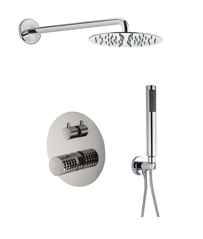 Potinkinė dušo sistema Fiore Xenon Charme, chromas 441CRCR7575/30CR8786/30CR8630 Potinkinė dušo sistema Fiore Xenon Charme, chromas 441CRCR7575/30CR8786/30CR8630